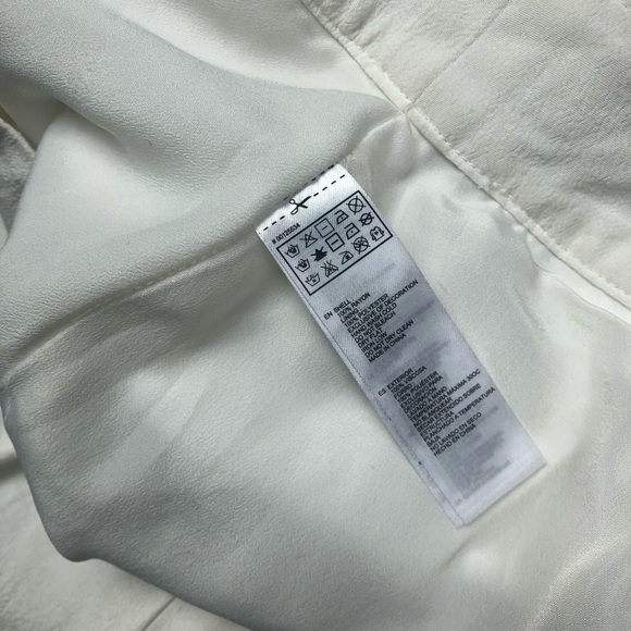 F21 White Lace Pleated Flared Skirt Small - Picture 5 of 8